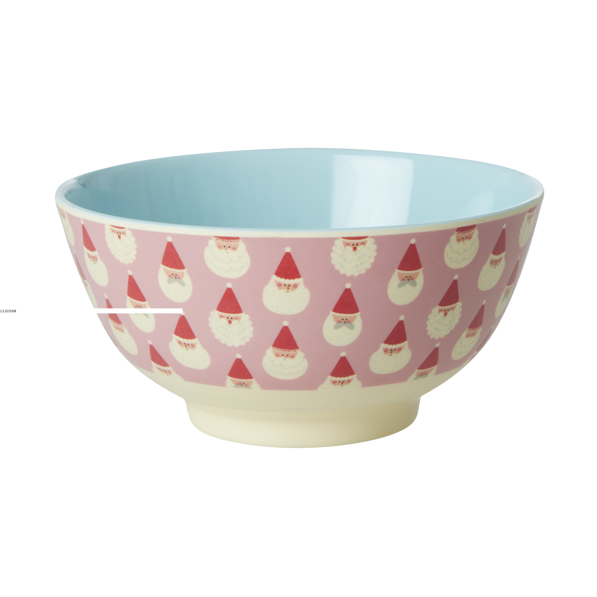 Rice - Melamine Bowl with Santa Baby Print - Two Tone - Medium - Hjemme og kjøkken