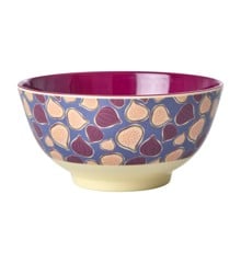 Rice - Melamine Bowl with Figs in Love Print - Medium