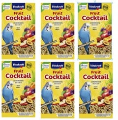 Vitakraft - 6 x Fruit Cocktail for budgies