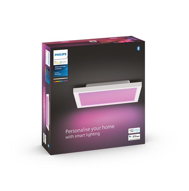 Philips Hue - Surimu Ljósplatti Ferkantað 25W - Snjöll LED Loftljós