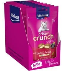 Vitakraft - Cat treats - 9 x Crispy Crunch with duck and chokeberry 40g (bundle)