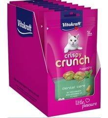 Vitakraft - Kattegodbider - 8 x Crispy Crunch m/pebermynteolie 40g