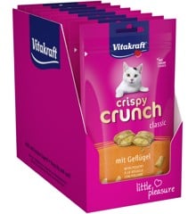 Vitakraft - Cat treats - 9 x Crispy Crunch with poultry 40g (bundle)