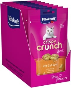 Vitakraft - Cat treats - 9 x Crispy Crunch with poultry 40g (bundle)