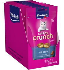 Vitakraft - Kattegodbider - 9 x Crispy Crunch m/Laks 40g