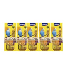 Vitakraft - Fugle snacks - 5 x Kräcker Mix Honning/frugt/æg til undulater
