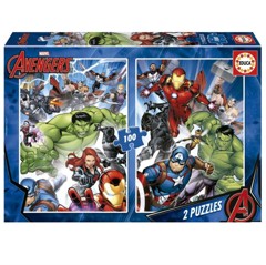 Educa - 2x100 Avengers 2 Puzzles (80-19679)