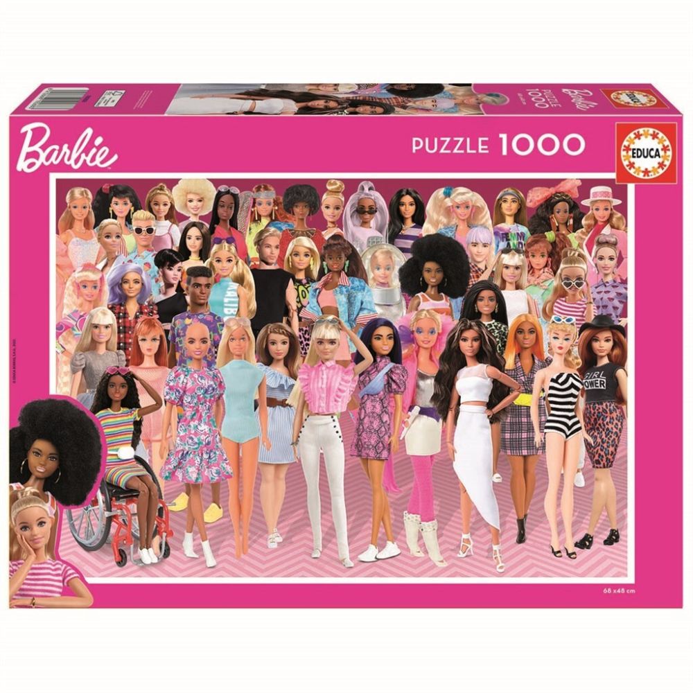Educa - 1000 Barbie Puzzles (80-19268) - Leker
