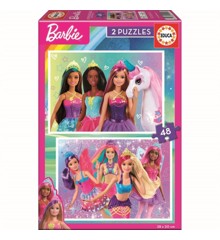 Educa - 2x48 Barbie 2 Puzzles (80-19299)