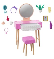 Barbie - Furniture and Decor - Vanity theme (HJV35)