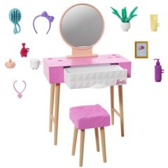 Barbie - Furniture and Decor - Vanity theme (HJV35)