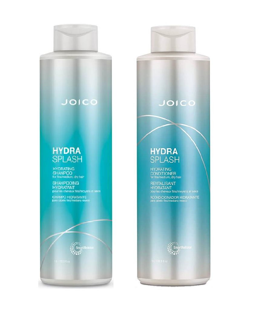 Joico - HydraSplash Hydrating Shampoo 1000 ml + Joico - HydraSplash Hydrating Conditioner 1000 ml - Skjønnhet
