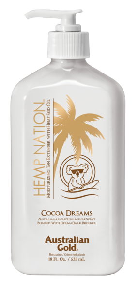 Australian Gold - Hemp Nation Cocoa Dreams Tan Extender Body Lotion 535 ml - Skjønnhet