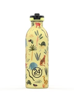 24 Bottles - Kids Collection - Drikkedunk med Sportslåg 500 ml Jungle Friends