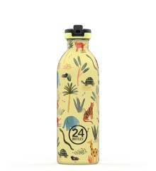 24 Bottles - Kids Collection - Urban Flasche 500 ml w. Sports Lid - Jungle Friends