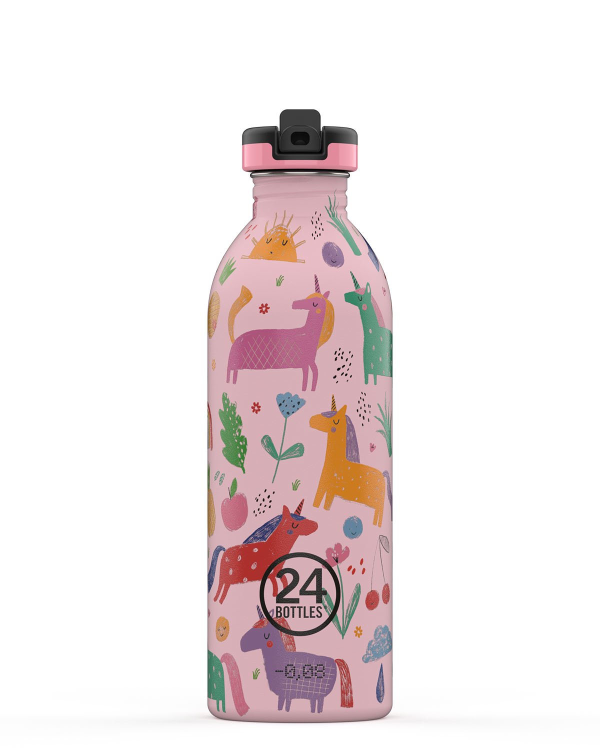 24 Bottles - Kids Collection - Urban Bottle 500 ml w. Sports Lid - Magic Friends (24B914) - Hjemme og kjøkken