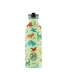 24 Bottles - Kids Collection - Trinkflasche mit Sportdeckel 500 ml Jurassic Friends