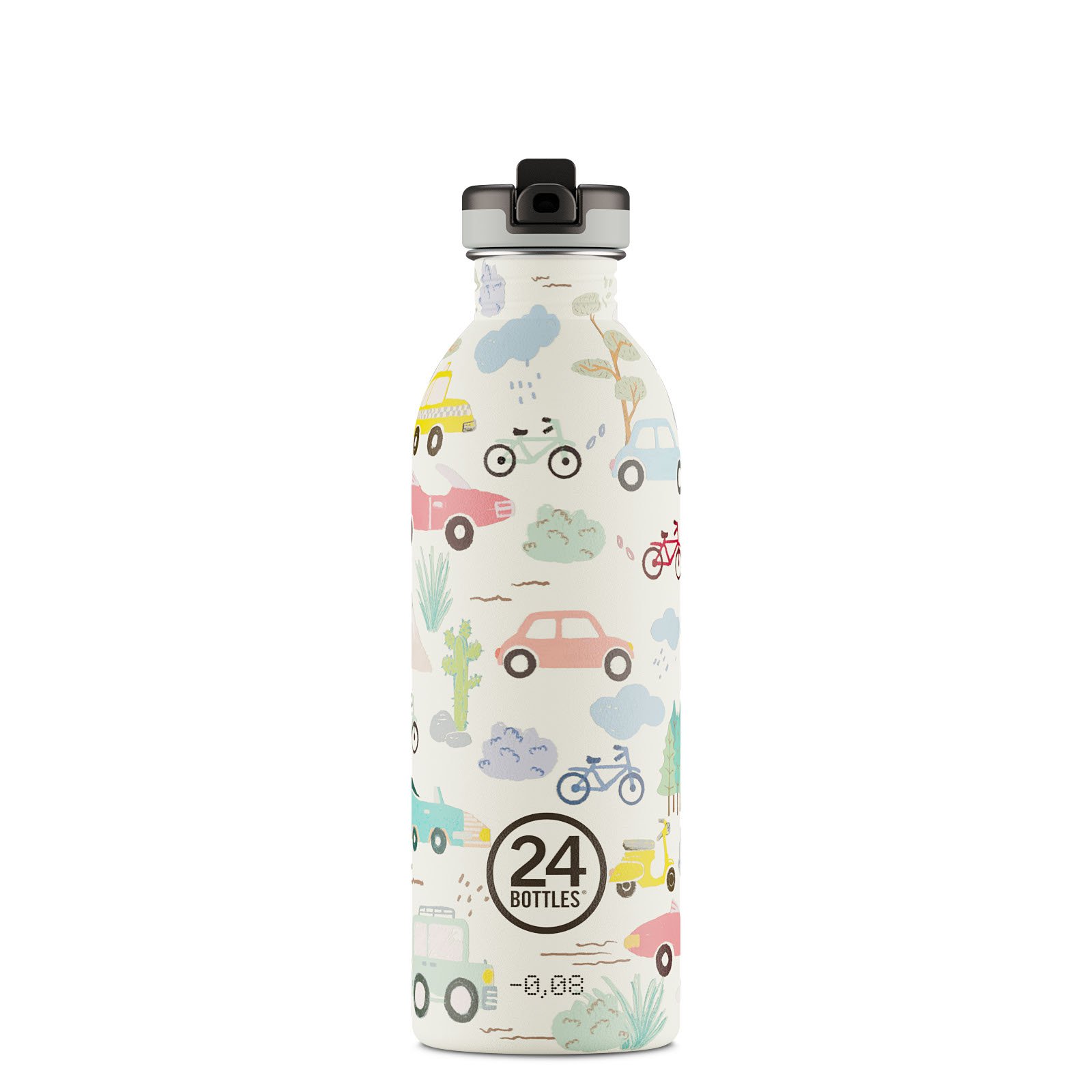 24 Bottles - Kids Collection - Urban Bottle 500 ml w. Sports Lid - Adventure Friends (24B935)