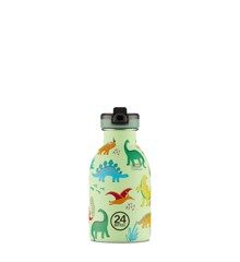 24 Bottles - 24 Bottles - Kids Collection - Drikkedunk med sportslåg 250 ml Jurassic Friends