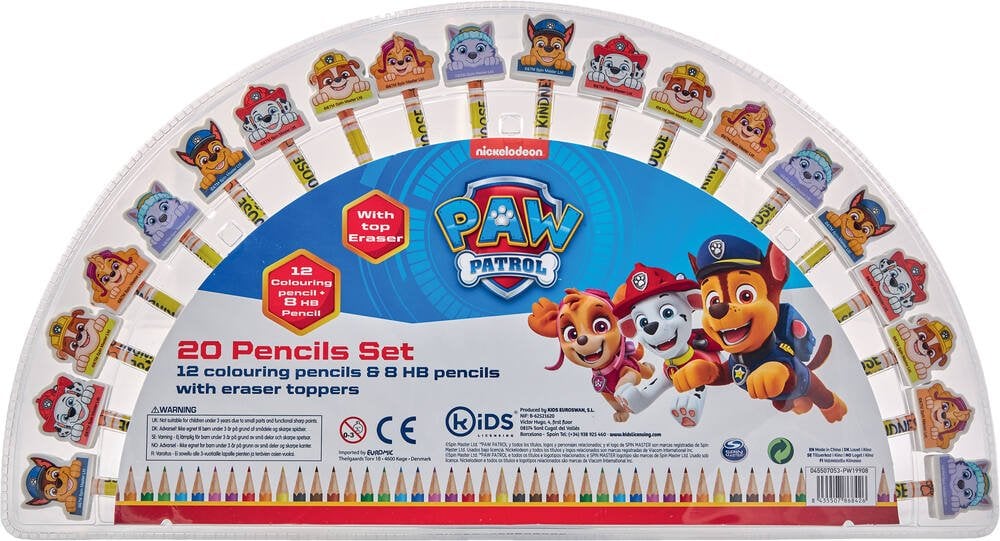 Kids Licensing - Pencils - Paw Patrol (045507053-PW19908) - Leker