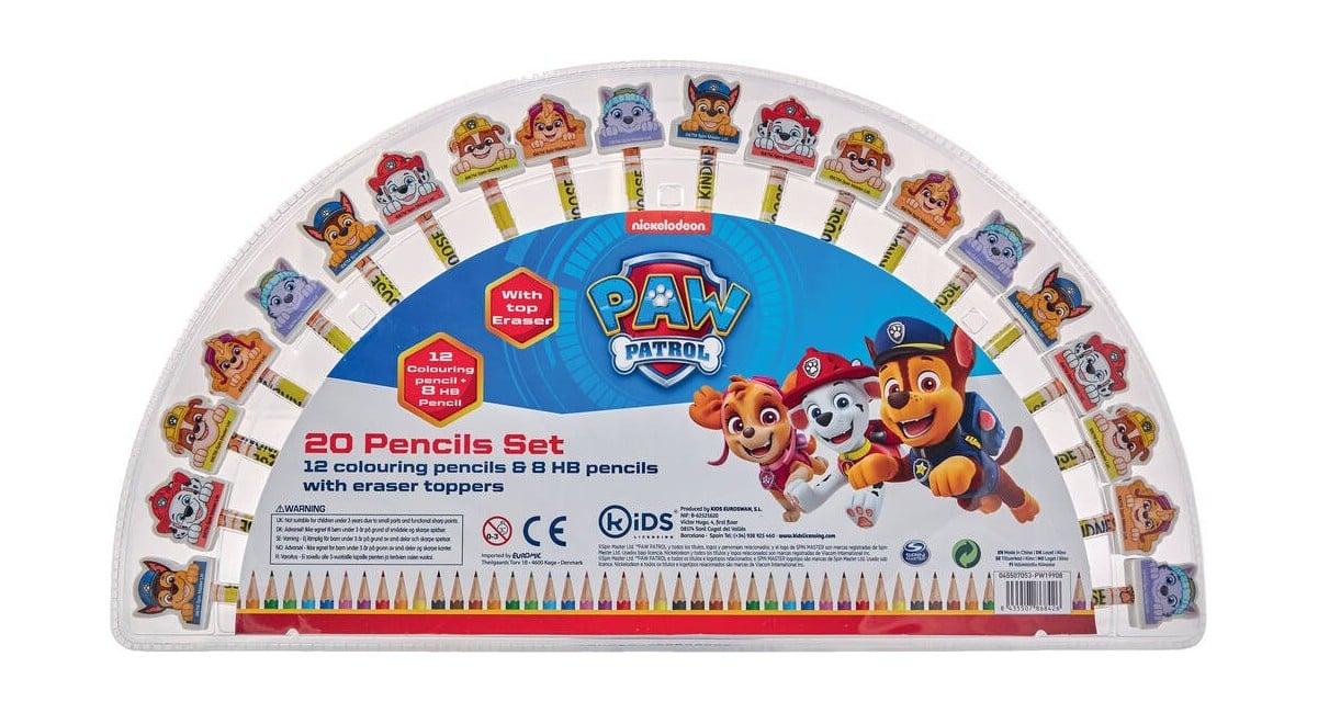 Kids Licensing - Pencils  - Paw Patrol (045507053-PW19908)