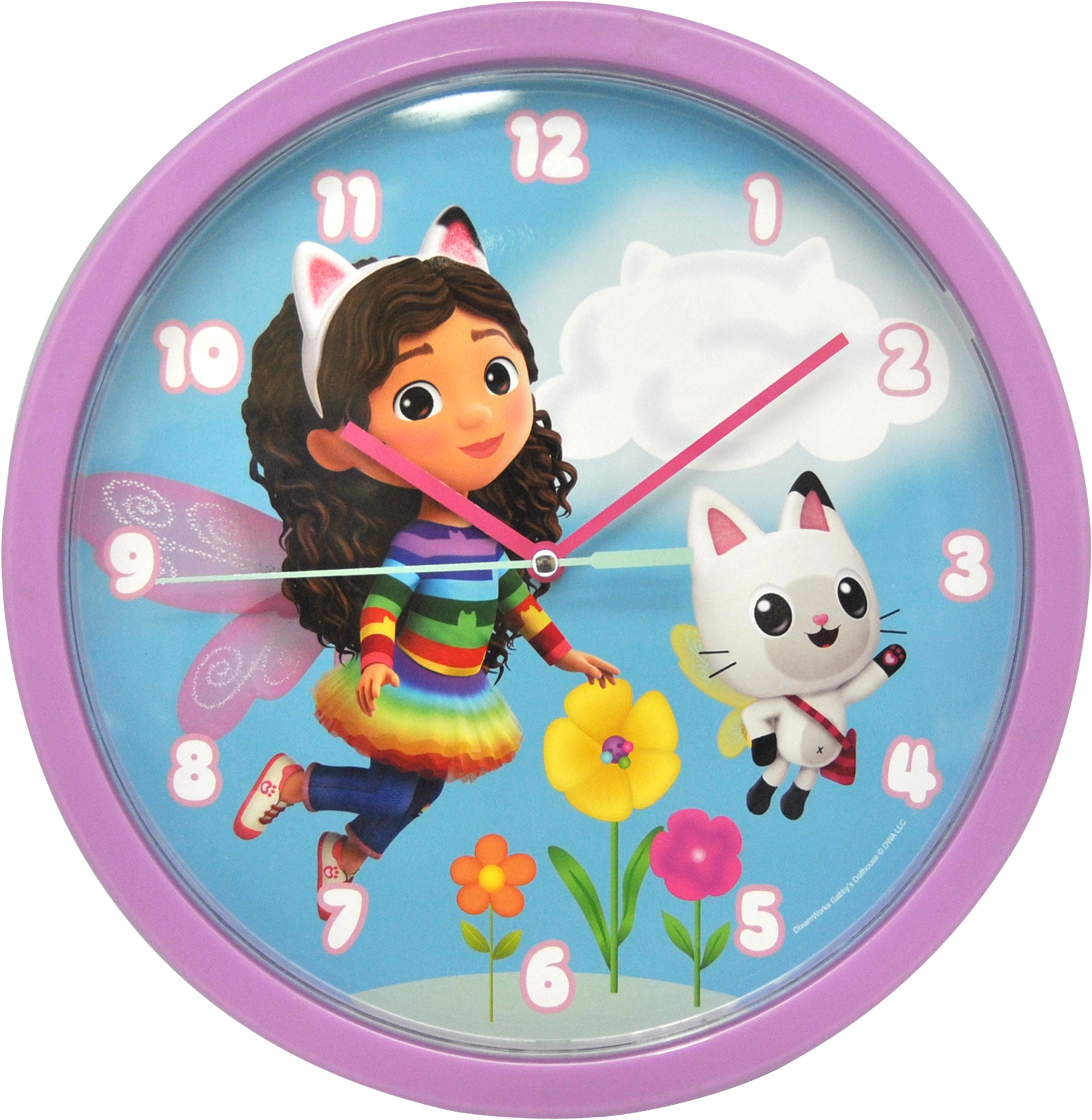 Kids Licensing - Wall Clock - Gabbys Dollhouse (033731201) - Leker