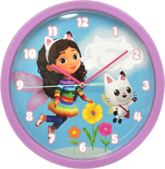 Kids Licensing - Wall Clock - Gabbys Dollhouse (033731201)