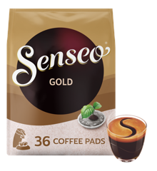 Senseo kaffepuder Gold (medium kop) 36 stk.