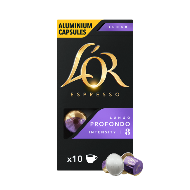 L'OR Capsules - Lungo Profondo - Coffee Capsules - 10 pcs