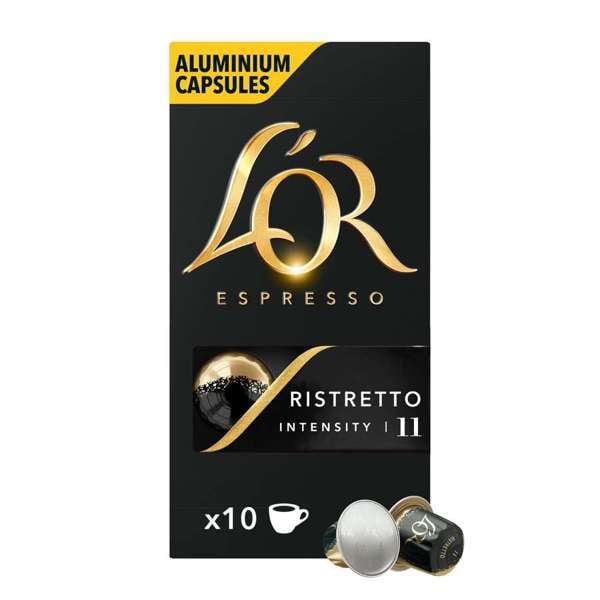 L'OR Capsules - Ristretto Coffee Capsule - 10 pcs - Mat og drikke