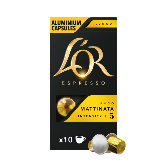 L'OR Capsules - Lungo Mattinata - Coffee Capsules - 10 pcs