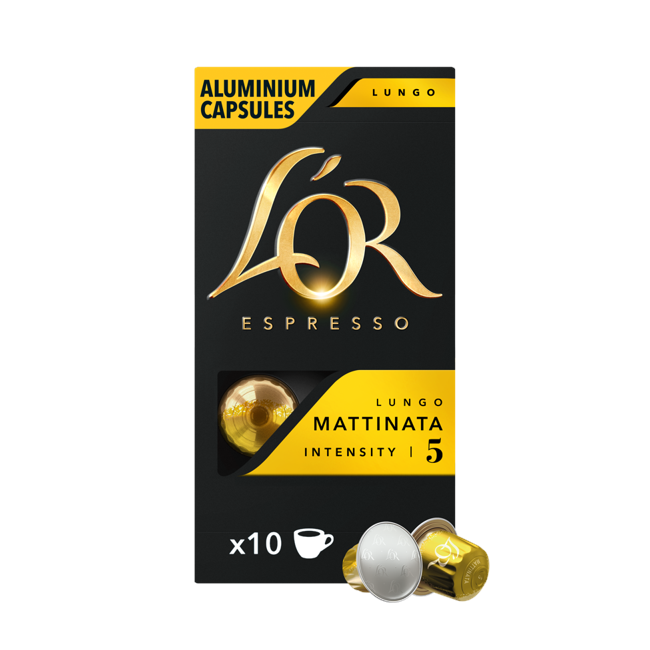 L'OR Capsules - Lungo Mattinata - Kaffekapsler - 10 stk