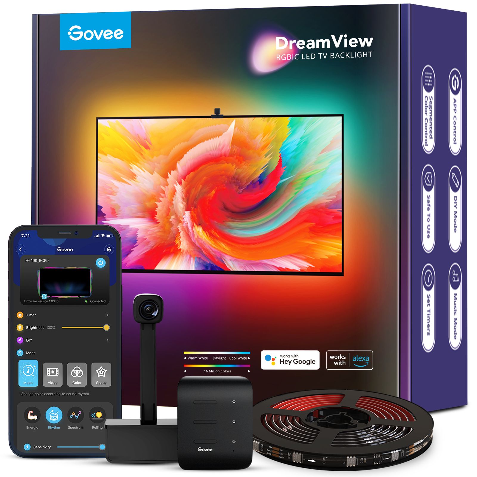 Govee - DreamView T1 TV Backlight (75-85 inch) - Elektronikk