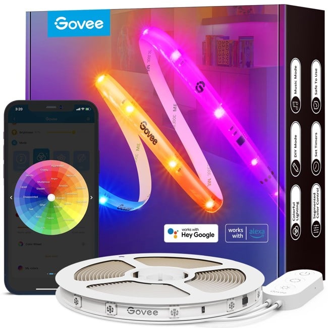 Govee - RGBIC LED Lightstrip 10 Meter - E