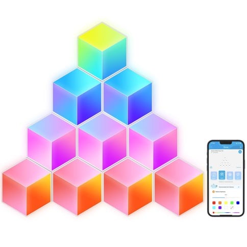 Govee - Glide Hexa Pro Lichtpaneele – Intelligente 3D RGBIC Wandbeleuchtung