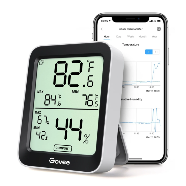 Govee - Bluetooth Thermometer Hygrometer with Screen