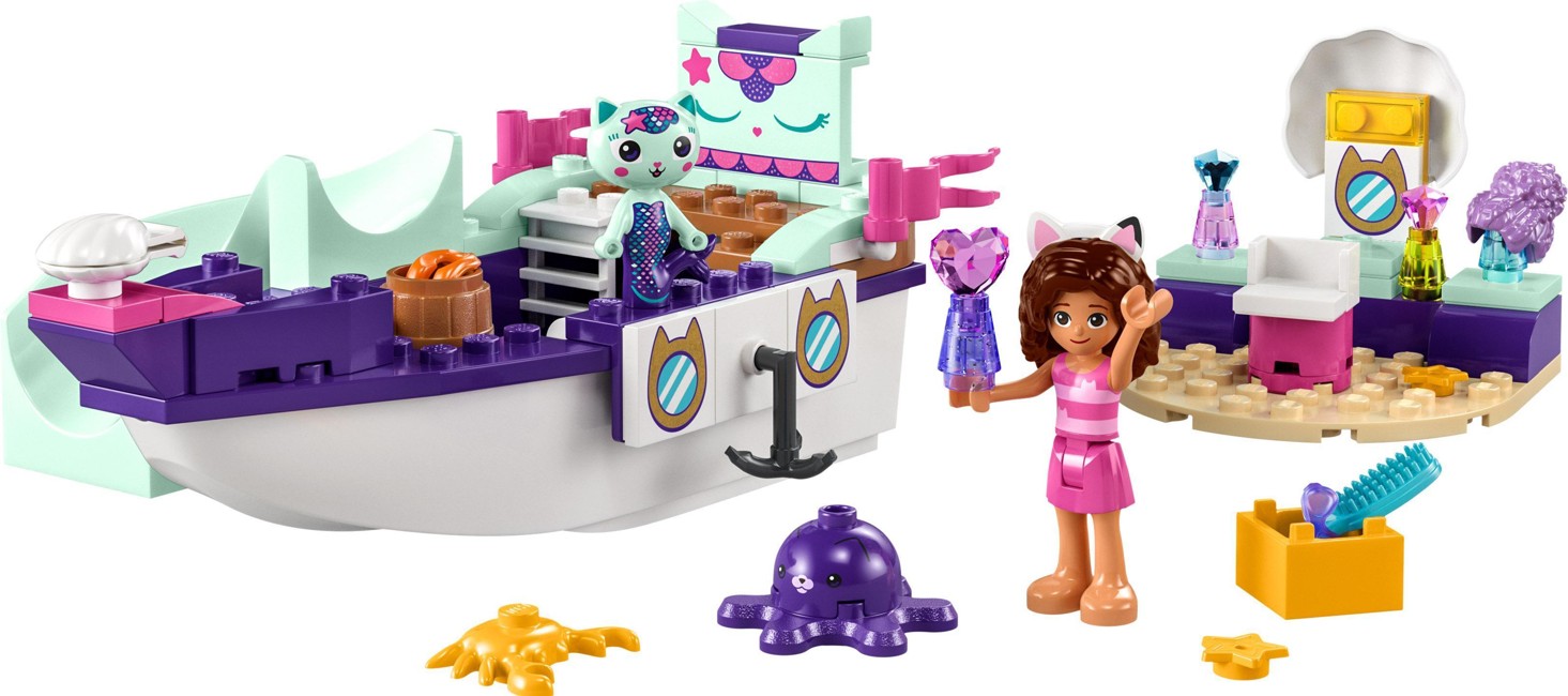 LEGO Gabby's Dollhouse - Gabby & MerCat's Ship & Spa (10786)