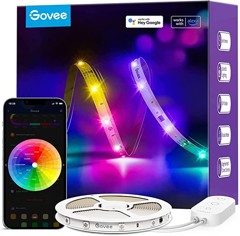 Govee RGBIC Basic - Wi-Fi + Bluetooth LED-remsor, 10m