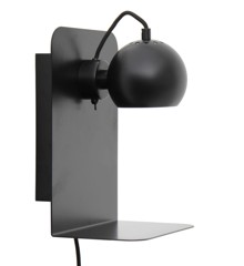 Frandsen - Ball Wall Lamp With USB EU - Matt Black