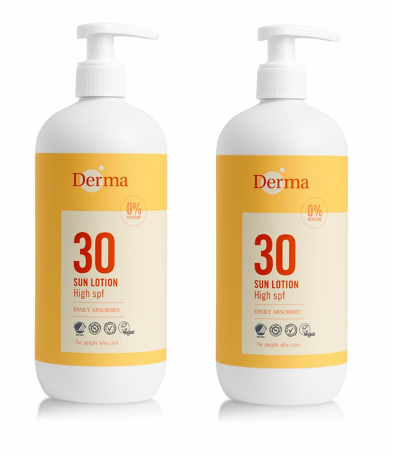 Derma - 2 x Sun Lotion SPF 30 500 ml - Sonnencreme