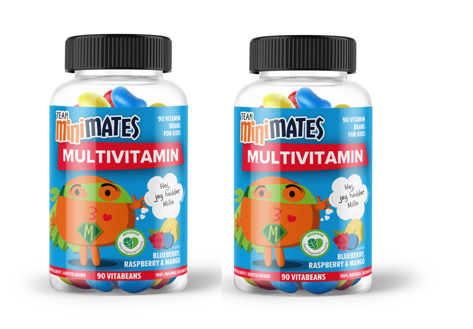 Team MiniMates - Multivitamins VitaBeans 90 pcs x 2