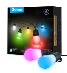 Govee - RGBW 14m Bluetooth & Wi-Fi Outdoor String Lights