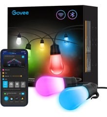 Govee - 14m Udendørs RGBW Lyskæde med Bluetooth & Wi-Fi