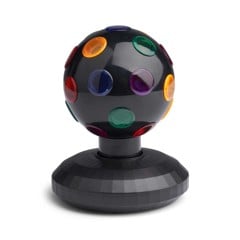 LIGHT - UP - Disco Ball Black 13cm (MCDC007)