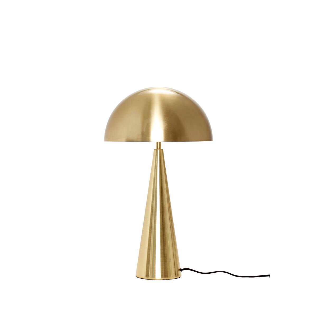 Hübsch - Mush Table Lamp Tall Brass - Hjemme og kjøkken