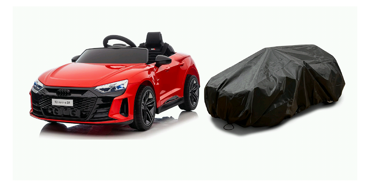 Azeno - Electric Car - Audi E-Tron + Cover - Red