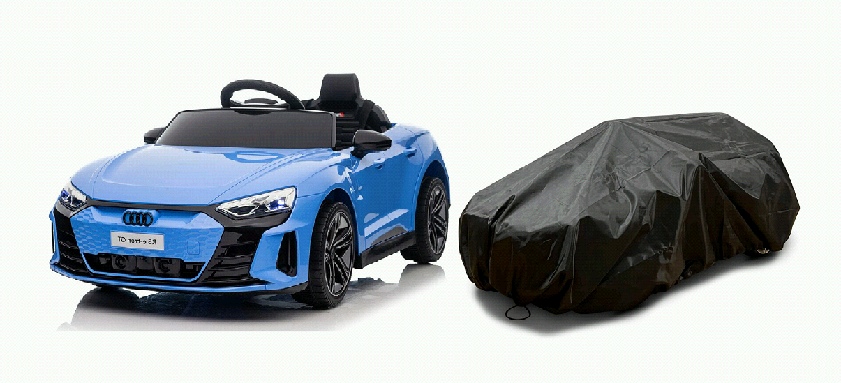 Azeno - Electric Car - Audi E-Tron + Cover - Blue - Leker