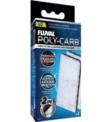 FLUVAL - Poly/Carbon Cartridge 2 pack U2 - (126.2490)