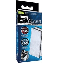FLUVAL - Poly/Carbon Cartridge 2 pack U2 - (126.2490)