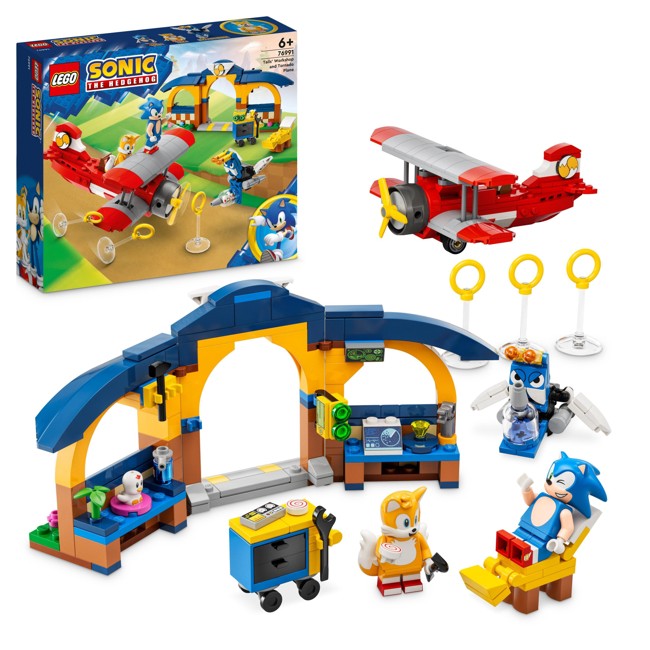 LEGO Sonic - Tails' werkplaats en Tornado vliegtuig (76991)